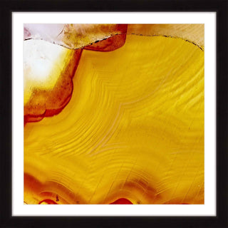 "Lemon Agate" Framed Art Print