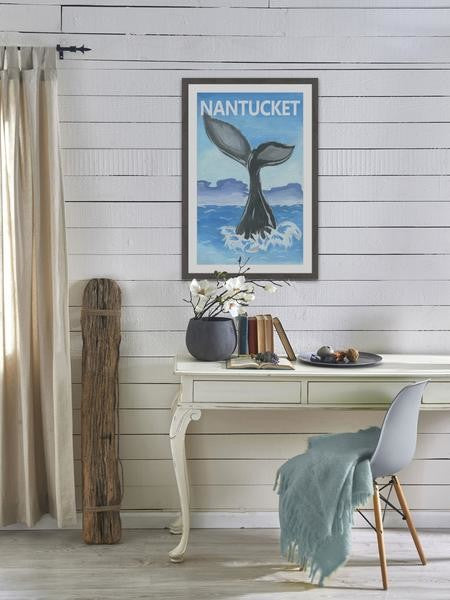 "Whale's Tale" Framed Painting Print, 20"x30"