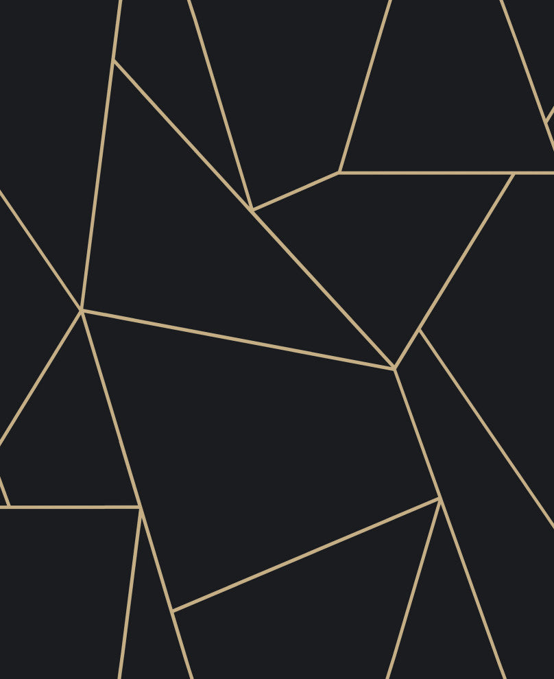 Black & Gold Nazca Wallpaper