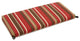 45"x19" Outdoor Spun Polyester Loveseat Cushion, Montserrat Sangria