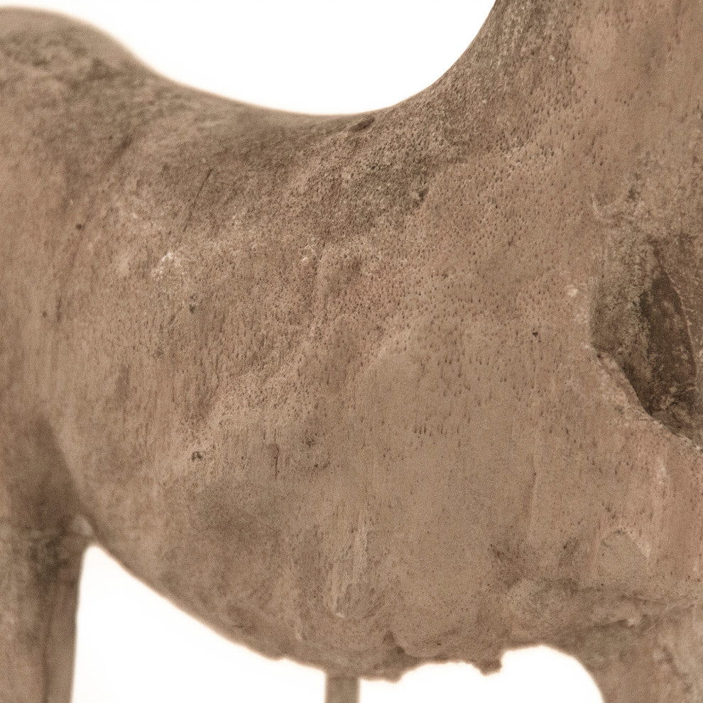 Distressed Horse on Stand