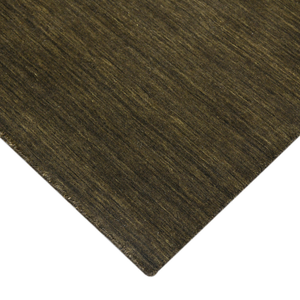 Arizona Rye Area Rug, Brown, 5' x 8', Solid