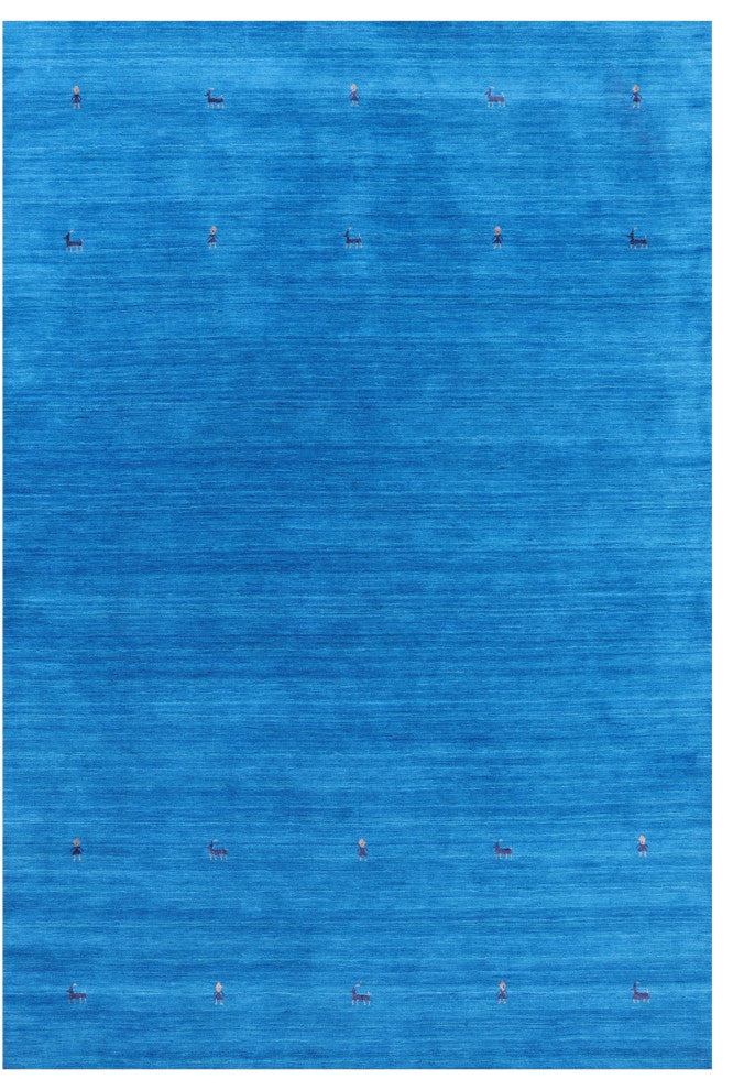 Persian Gabbeh Handmade Wool Rug 6' 0" X 9' 0" - Q15290