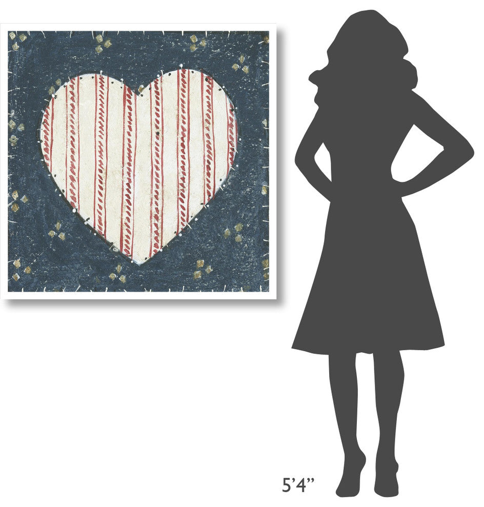 "Americana Quilt I" Digital Paper Print by David Carter Brown, 38"x38"