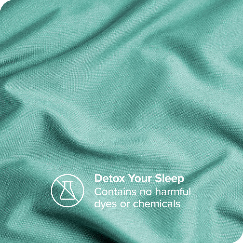 Bare Home Microfiber Pillowcases - Set of 2, Turquoise, Standard