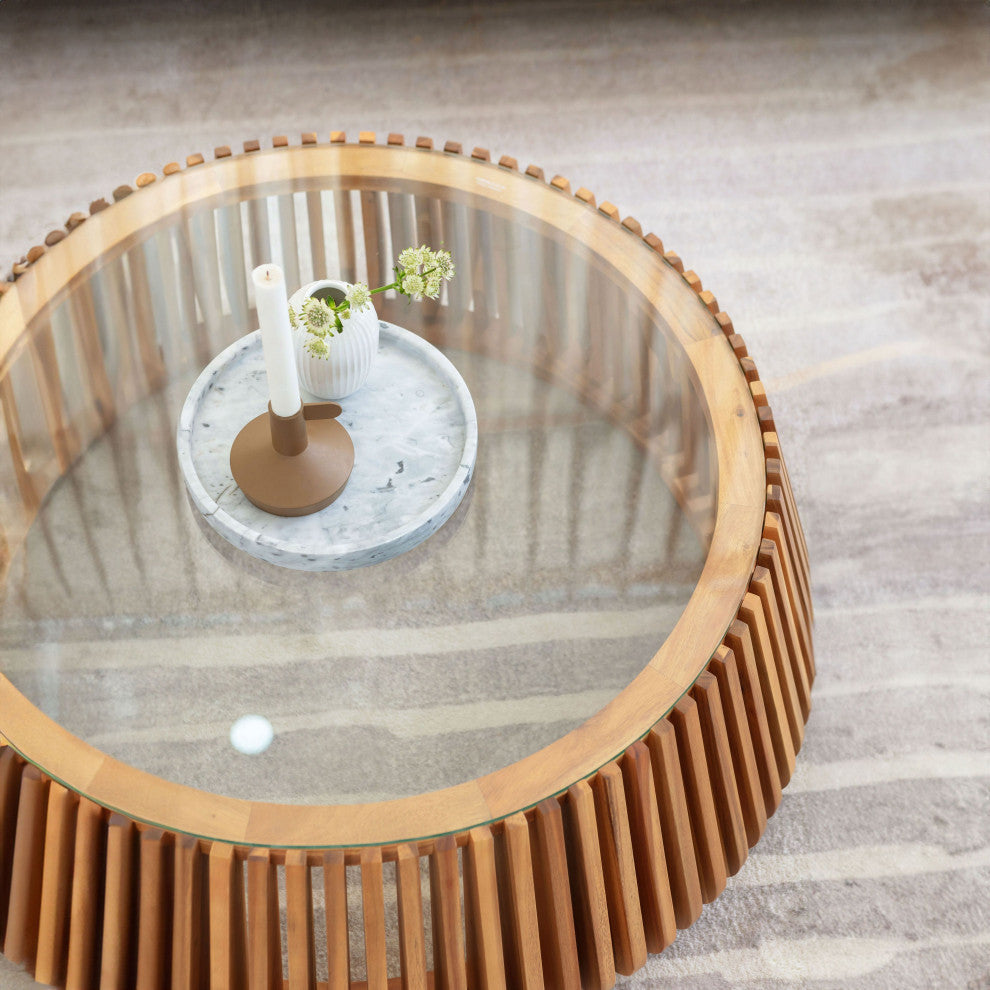 Bungalow Acacia Coffee Table, Natural