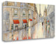 "Touring Paris Couple" By Julia Purinton, Giclee Print on Gallery Wrap Canvas
