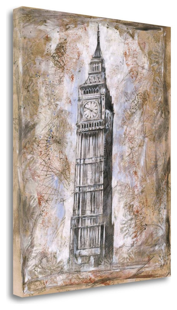 "Big Ben" By Marta G. Wiley, Giclee Print on Gallery Wrap Canvas, Ready to Hang