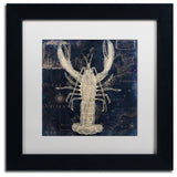 Color Bakery 'Maritime Blues II', Black Frame, White Mat, 11x11