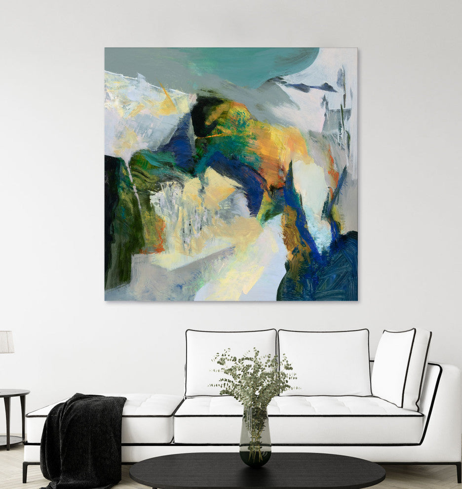 Iceberg - 72 x 72 by Emilia Arana