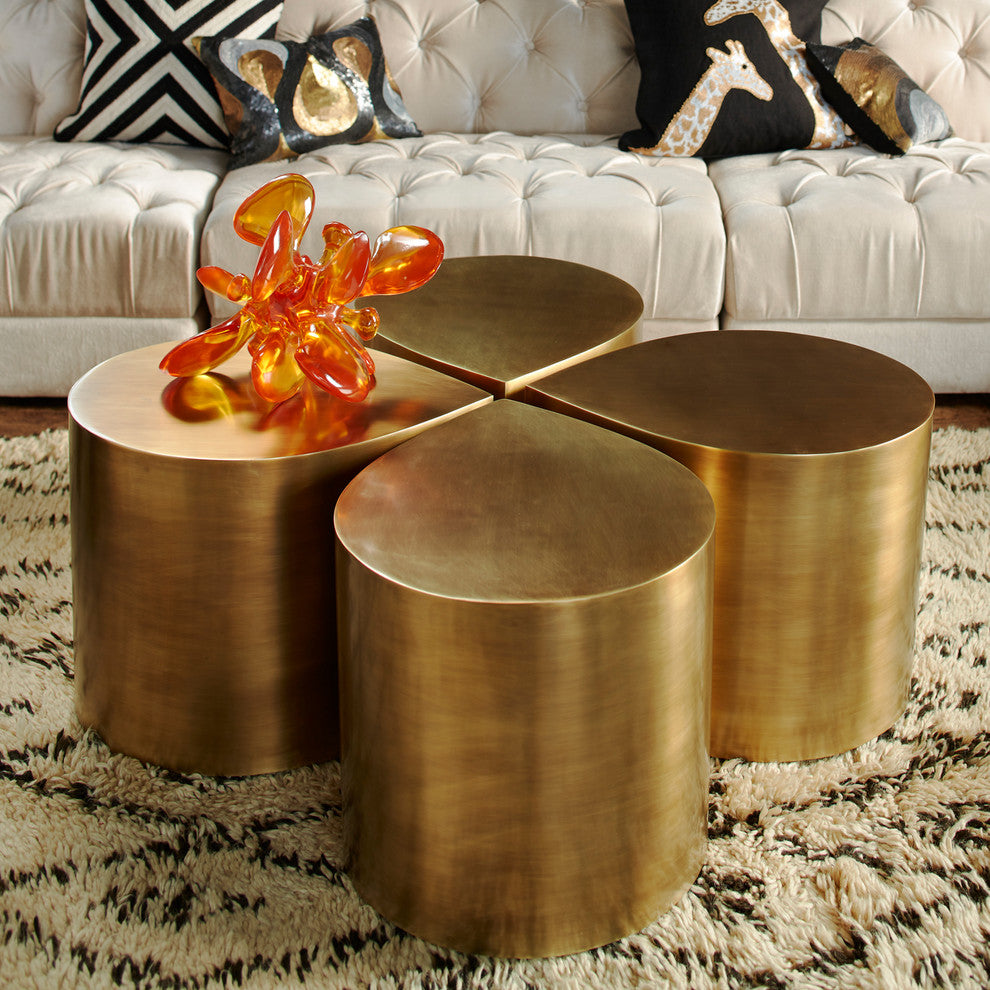 Brass Teardrop Table