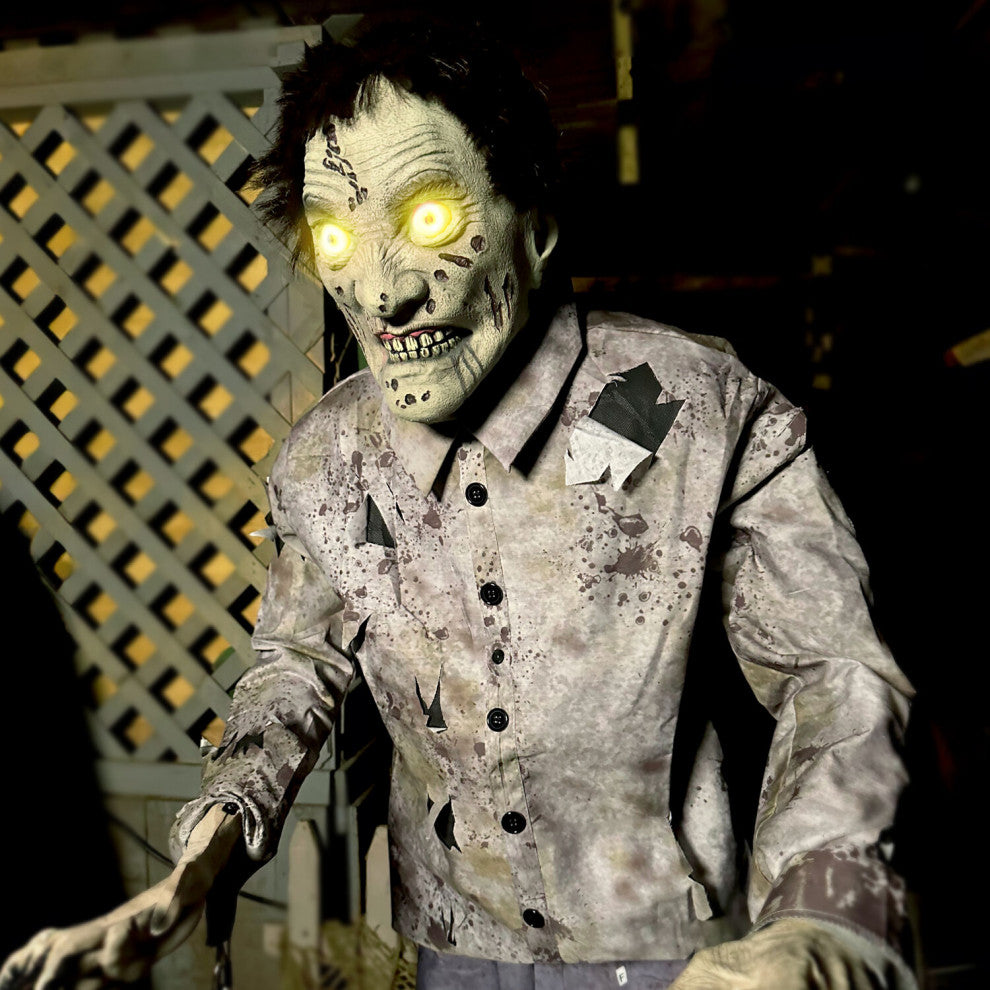 6-Ft. Tall Motion-Activated Guard Zombie