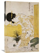 "A Mother Dozing While Her Child Topples a Fish Bowl" Artwork