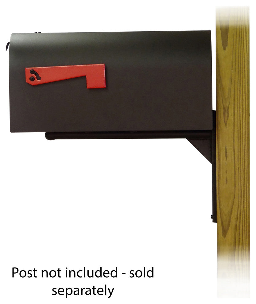 Titan Steel Curbside Mailbox With Ashley Front Single Mailbox Mounting Bracket