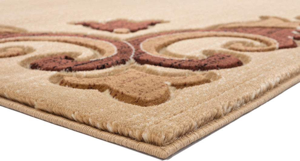 United Weavers Bristol Barnsley Beige Area Rug 7'10x10'6