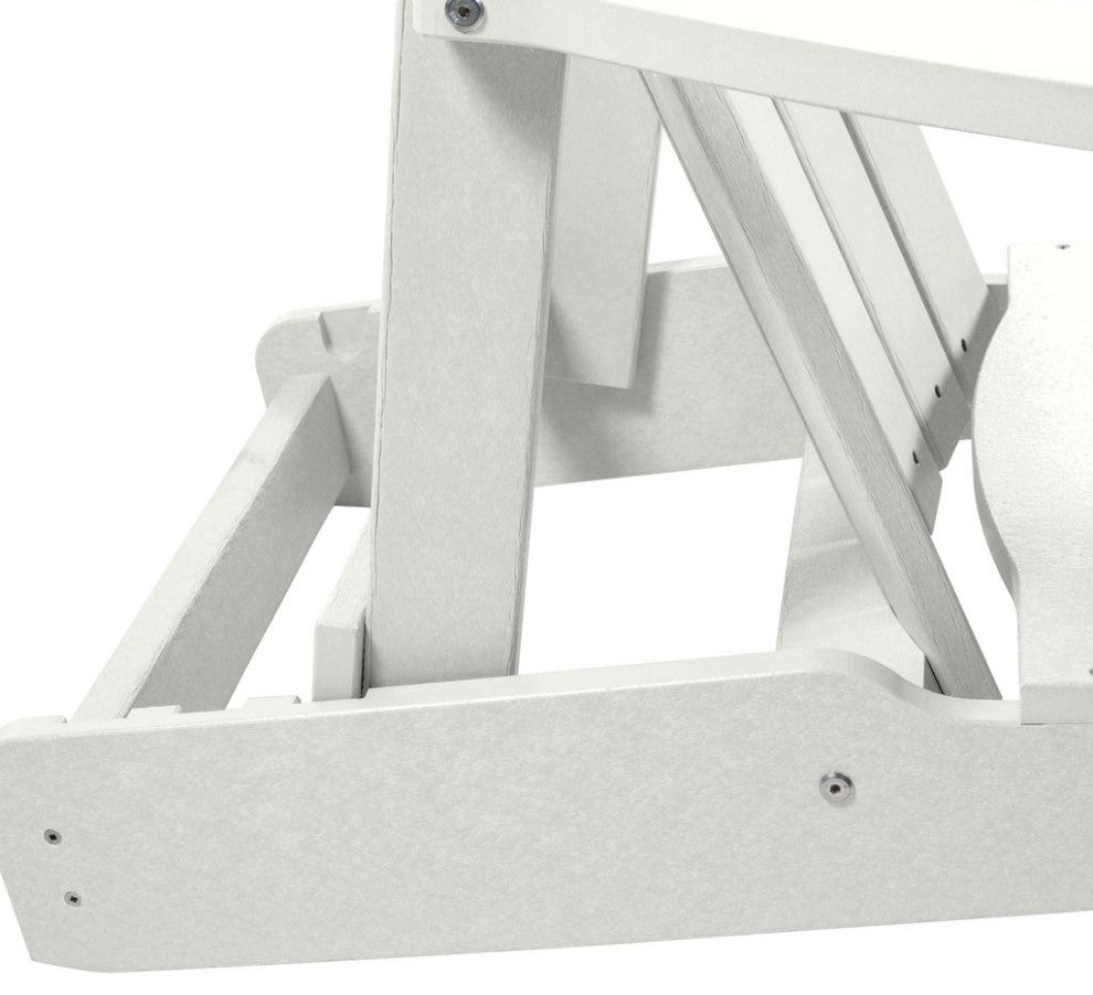 Cape Folding and Reclining Adirondack Chair, Coconut White