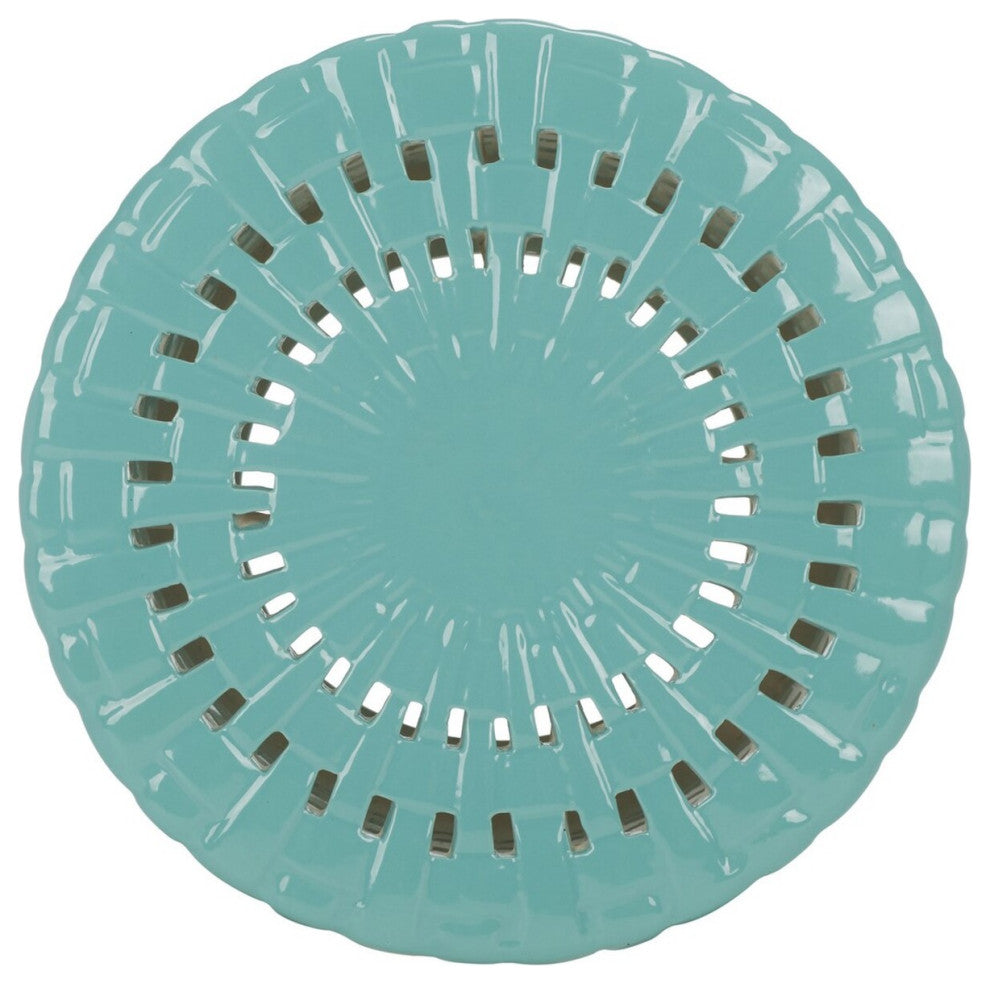 Safavieh Sayre 17.5" Garden Stool, Robins Egg Blue