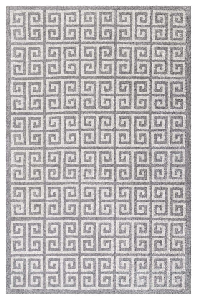 Freydis Greek Key 5x8 Area Rug