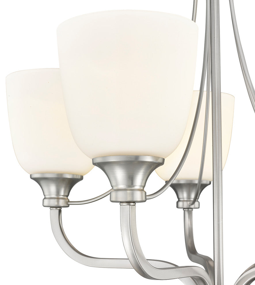 Alberta 5 Light 24" Brushed Nickel Chandelier