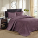 Madison Park Quebec Reversible Bedspread Set, Purple