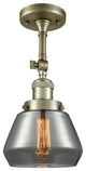 Innovations Lighting 201F-Ab-G173-Led 1 Light Dimmable Led Semi-Flush Mount
