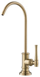 Allyn Drinking Water Dispenser Beverage Kitchen Faucet, Brushed Gold