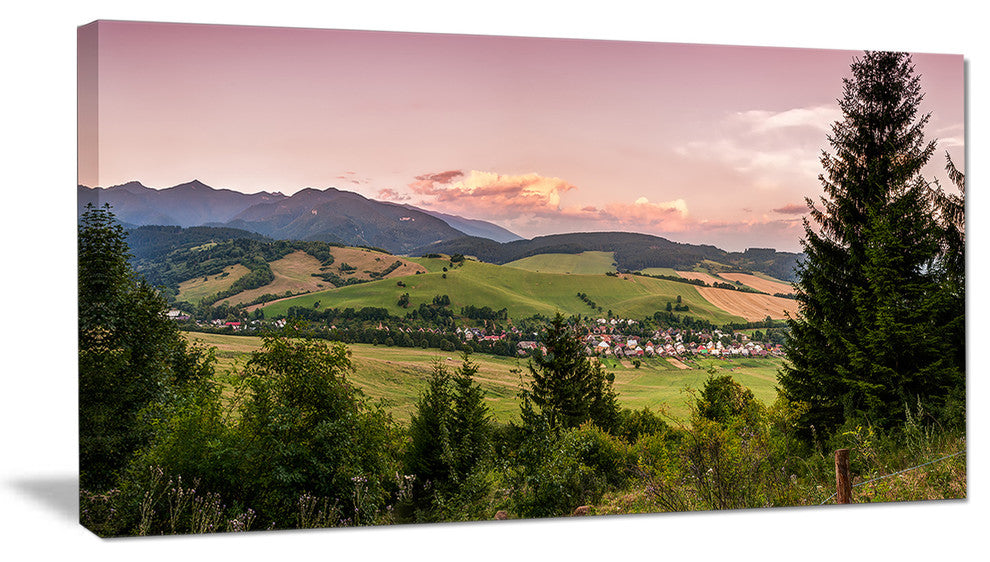 "Beautiful Stretch of Land" Panorama Landscape Wall Art, 40"x20"