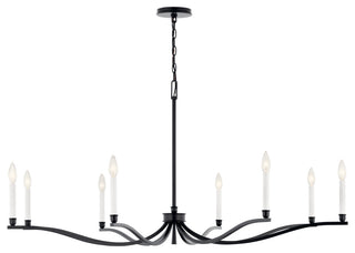 Malene Chandelier, Black, 52 Inch