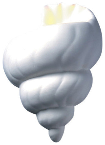 Ambiance Conch Shell, Wall Sconce, Bisque, Bisque, Led