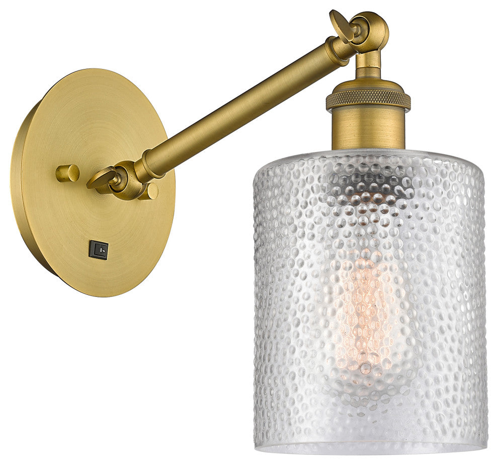Innovations 317-1W-BB-G112-LED 1-Light Sconce, Brushed Brass