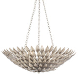 Crystorama Lighting Group 517 Broche 25"W 6 Light Chandelier - Antique Silver
