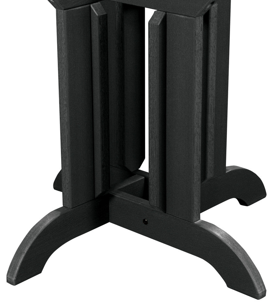 Sequoia 36" Round Counter Bistro Dining Table, Black