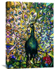 "Fine Peacock" Artwork, 21" x 30"