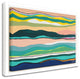 Boho Sunset Framed Canvas Tropical Abstract Wall Art