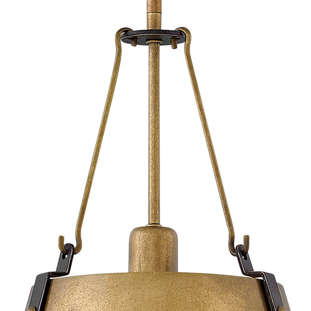 Hinkley Cartwright Pendant, Rustic Brass