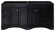 Talisa 72" Double Bathroom Vanity Cabinet, Espresso