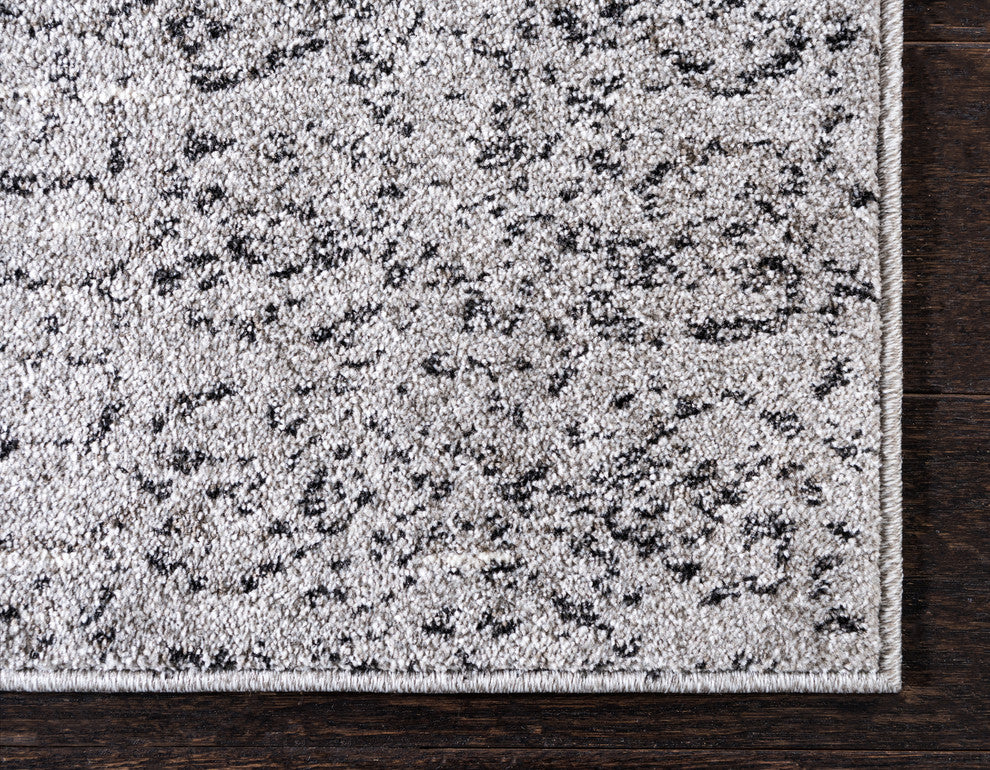 Unique Loom Gray Del Mar Jennifer 2' 0 x 6' 0 Runner Rug
