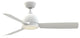 Starboard L 52" Marine Grade Fan With LED Light Kit Black/White Blades