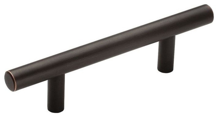 Amerock Bar Pull Collection Cabinet Pull, Set of 10, Oil Rubbed Bronze, 3" Cente
