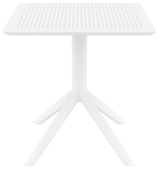 Lucy Outdoor Bistro 3-Piece Set With 27" Table Top White
