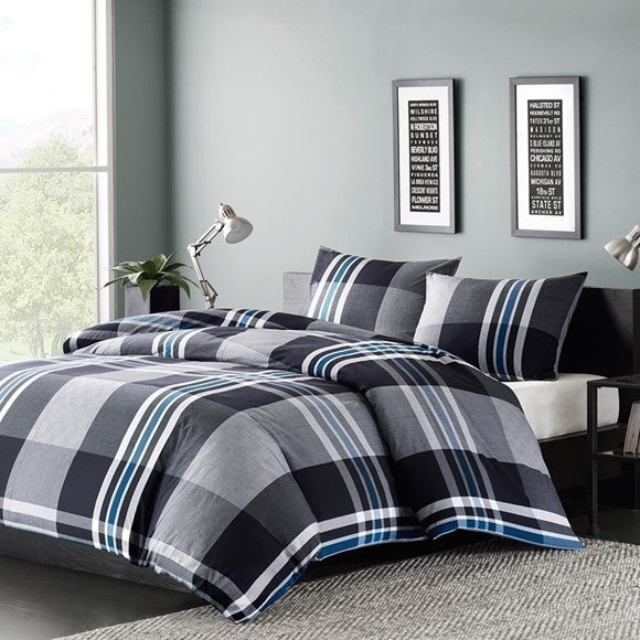 INK+IVY Yarn Dyed Duvet Mini Set, King