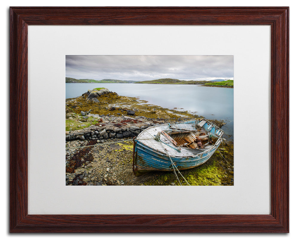 Michael Blanchette Photography 'Out of Service' Matted Framed Art, 20x16