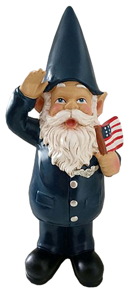 12" Resin Air Force Gnome