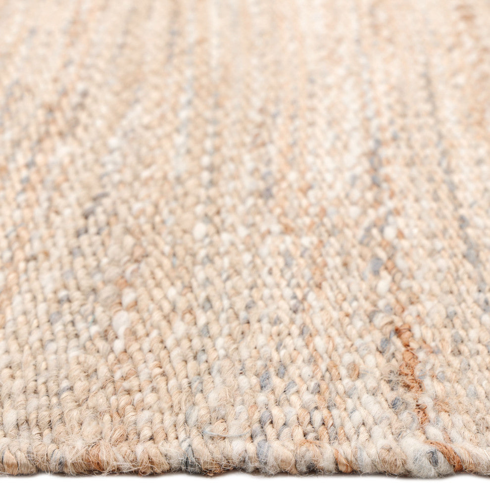 Lee Handmade Area Rug Brown, 5'x8'