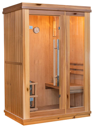 Aston 1-Person Indoor Traditional Sauna with 4.5kW Harvia Heater