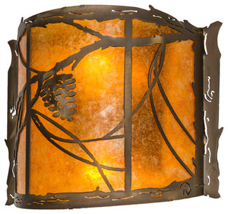 12W Whispering Pines Wall Sconce