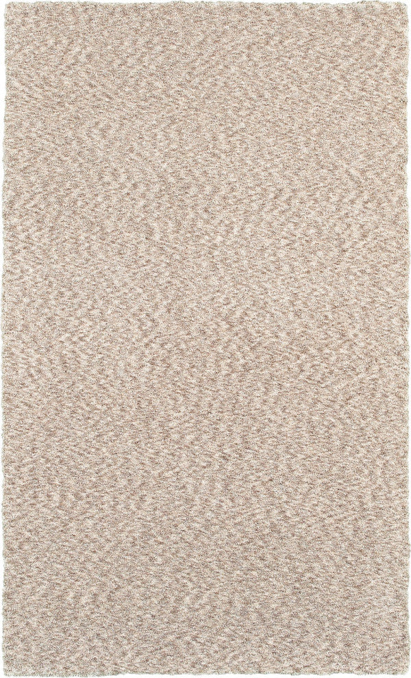 Oriental Weavers Heavenly Collection Tan Solid Indoor Area Rug 6'6"X9'6"