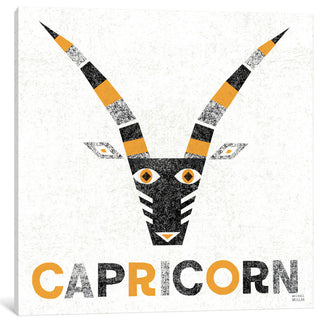 "Zodiac Capricorn" by Michael Mullan, 12x12x1.5