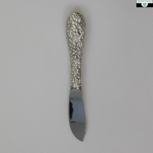 Kirk Stieff Sterling Silver Stieff Rose Butter Serving Knife, Hollow Handle