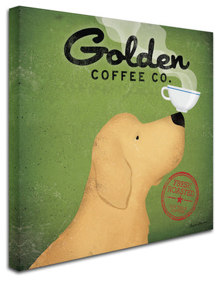 'Golden Coffee Co' Canvas Art by Ryan Fowler